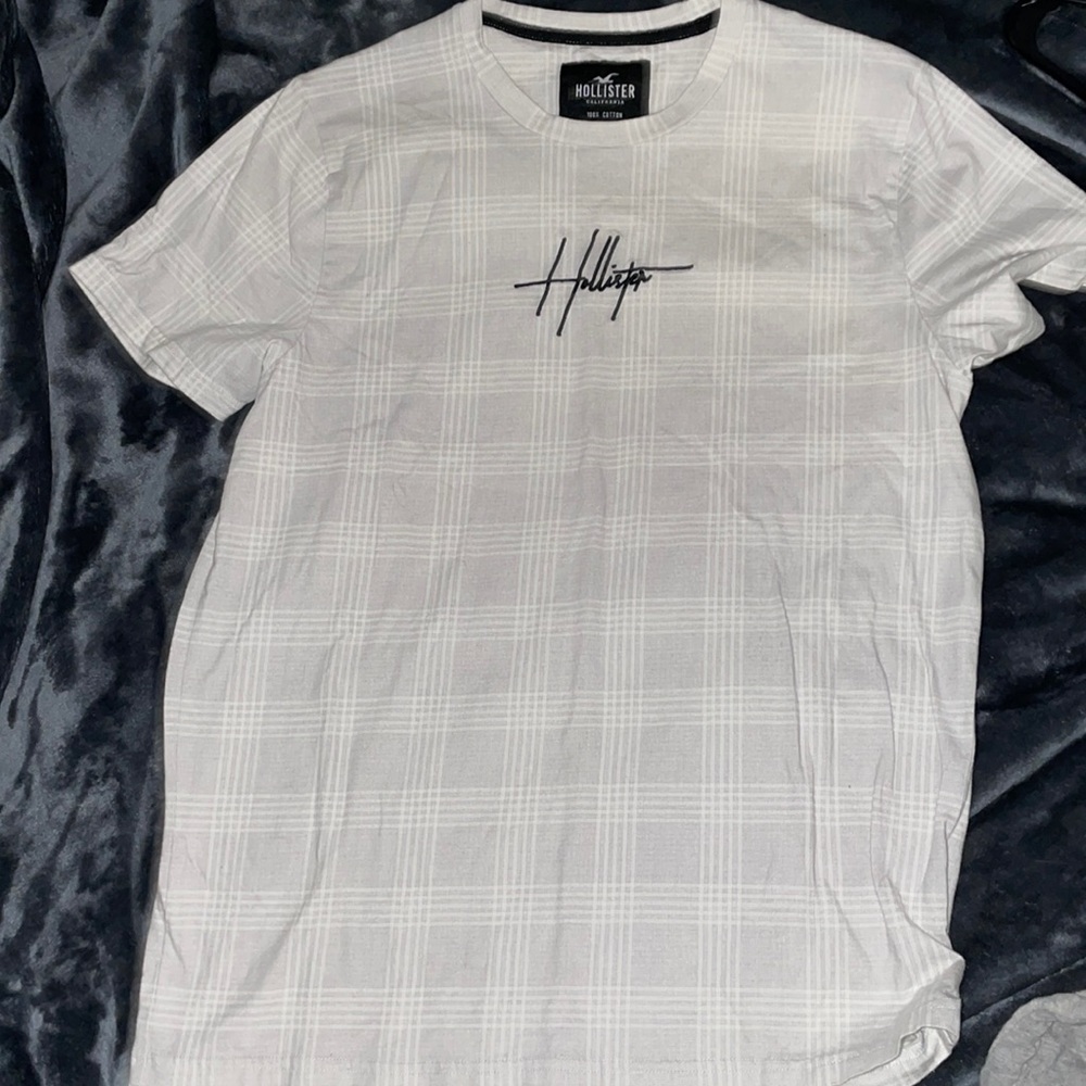 Mens hollister plaid t shirt